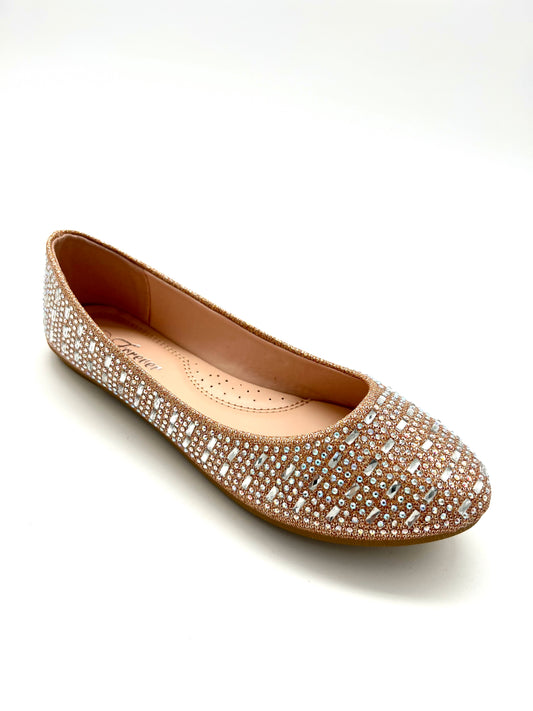 Women shoes with Glitters |Flat Shoes | Forever Link Shoes | Mika-41 Flats